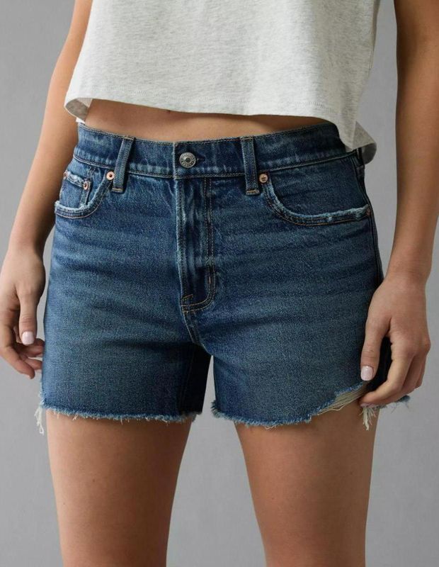 Short AE Denim Ex-Boyfriend Stretch Tiro Bajo