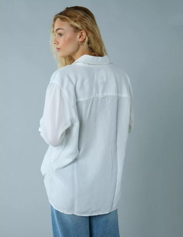Camisa AE Bestie Manga Larga con Botones