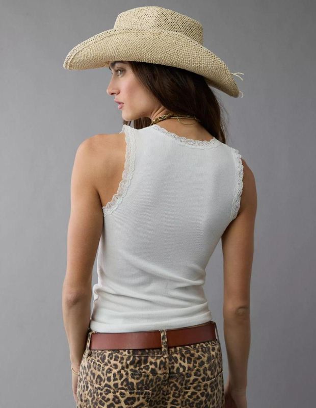 Polera básica sin mangas con gráfica