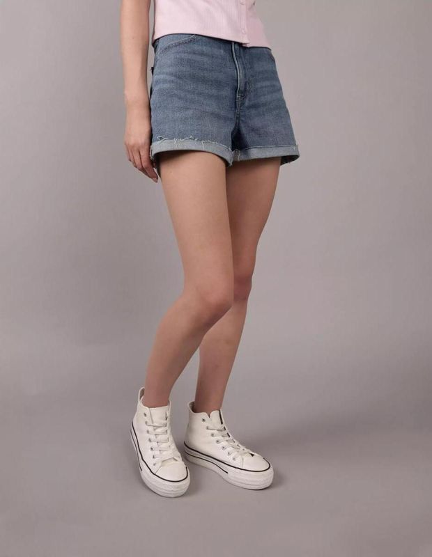 Short AE Denim con dobladillo deshilachado