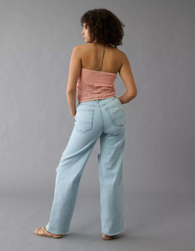 Top AE Tubo Crochet Cortado