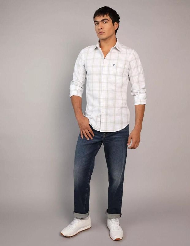 Camisa high AE Slim Fit Everyday con botones
