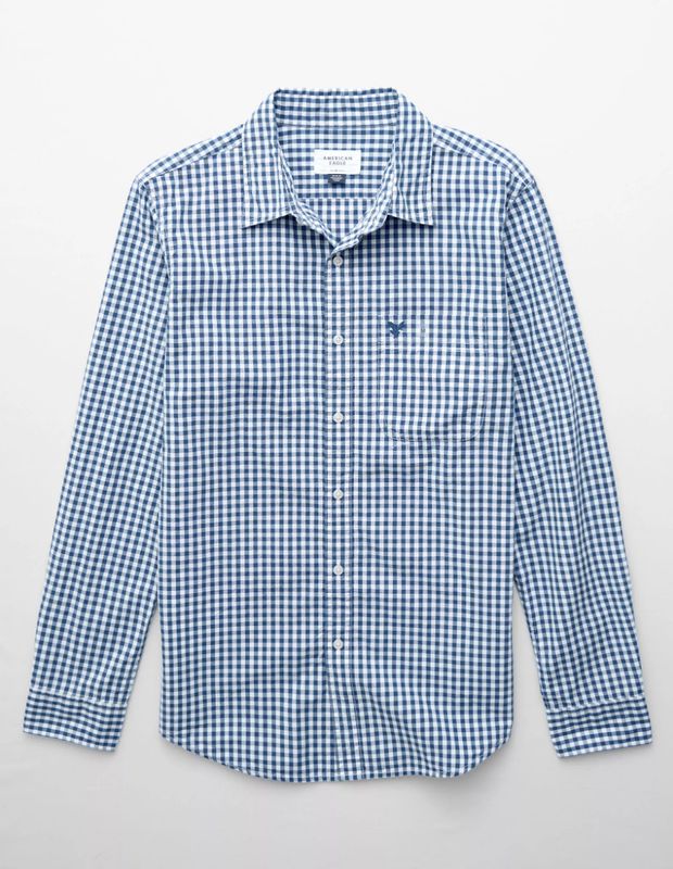 Camisa high AE Slim Fit Everyday con botones