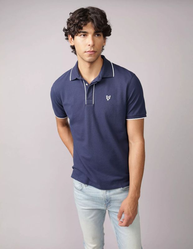 Camisa AE 24/7 Polo Estilo Club con Logotipo