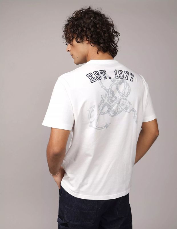 Polera AE Cortado Plisado con Tira