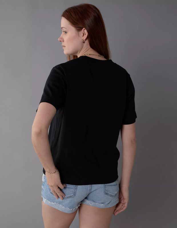 Polera AE Soft & Sexy Manga Corta con Escote V