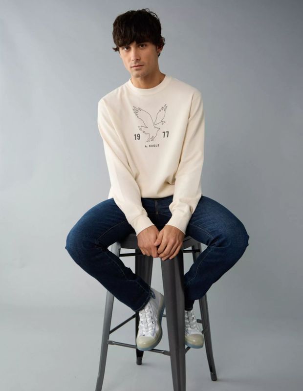 Polera AE Manga Larga Gráfica