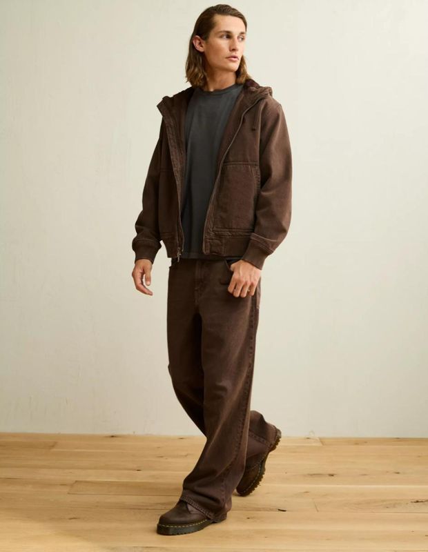 Polerón AE x Lamine Yamal de Denim con Capucha