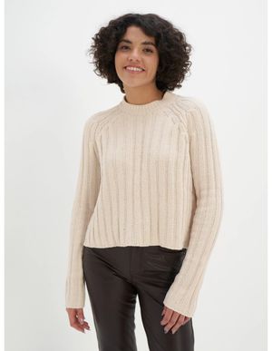AE Sweater manga larga en punto elástico