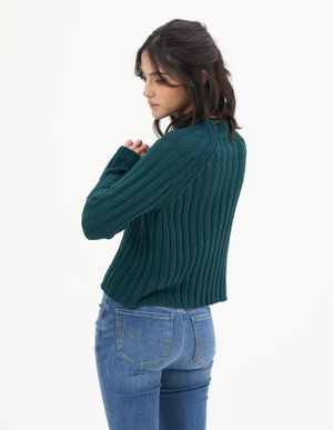 AE Sweater manga larga en punto elástico