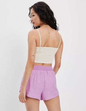 Short Algodón con Cintura Ajustable