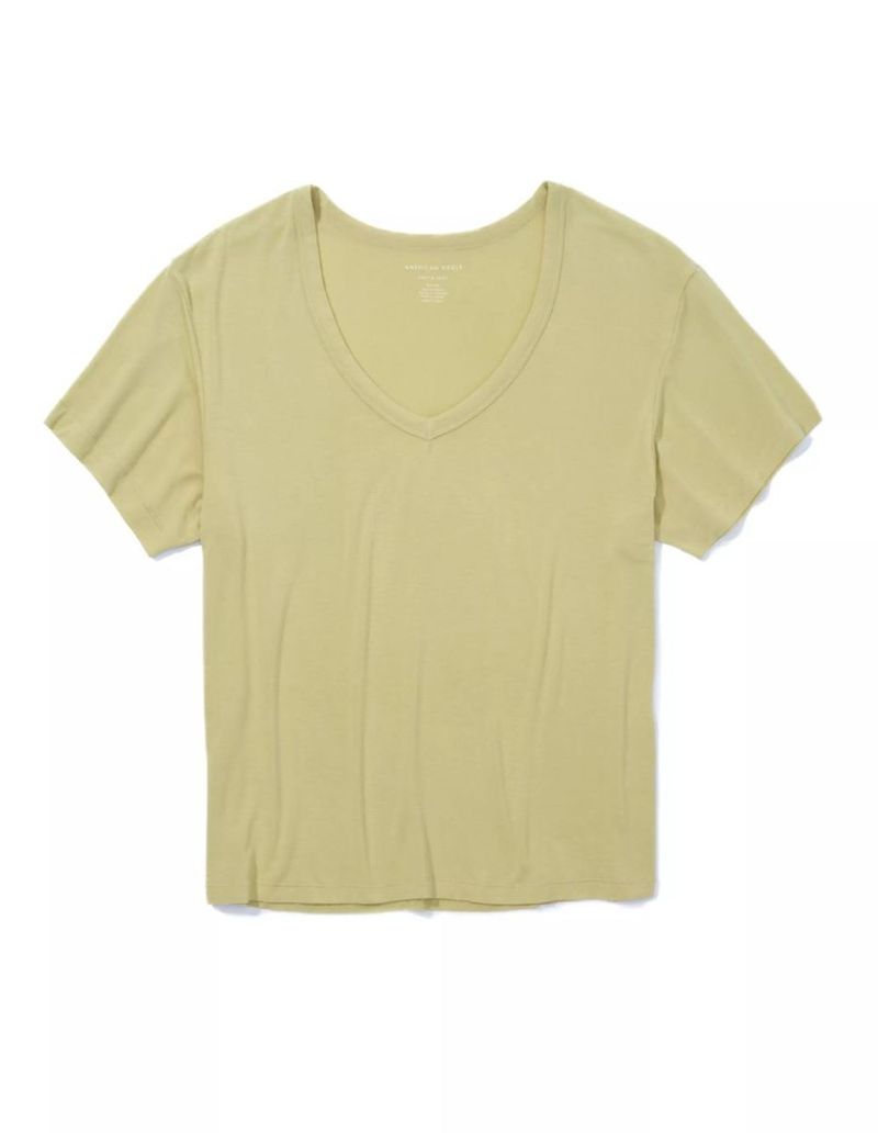 Polera Fav Tee Cuello V Soft Sexy AE American Eagle American