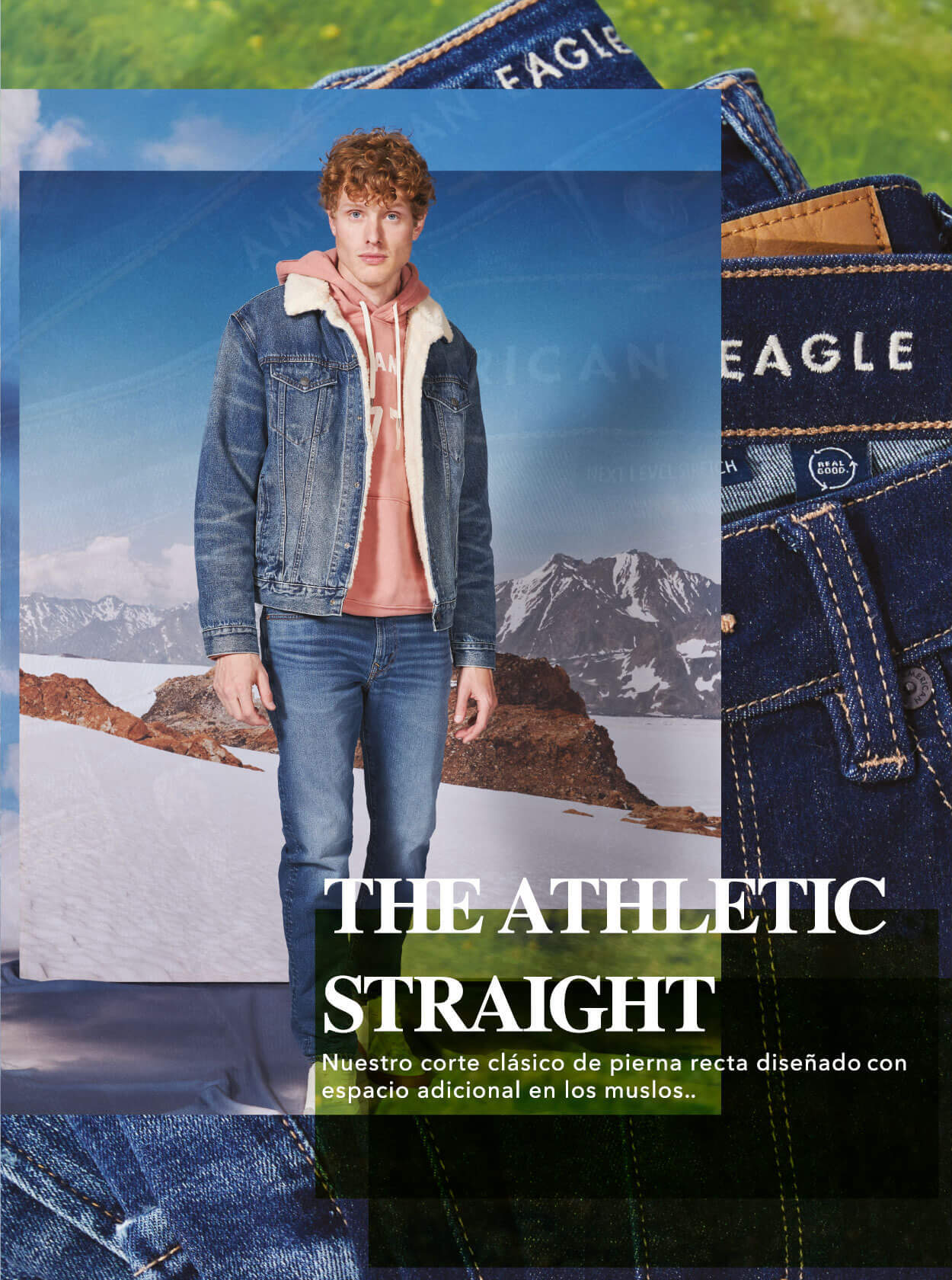 The athletic straight, American Eagle